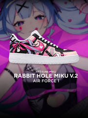 Rabbit Hole Miku V.2 Custom Air-Style Sneakers