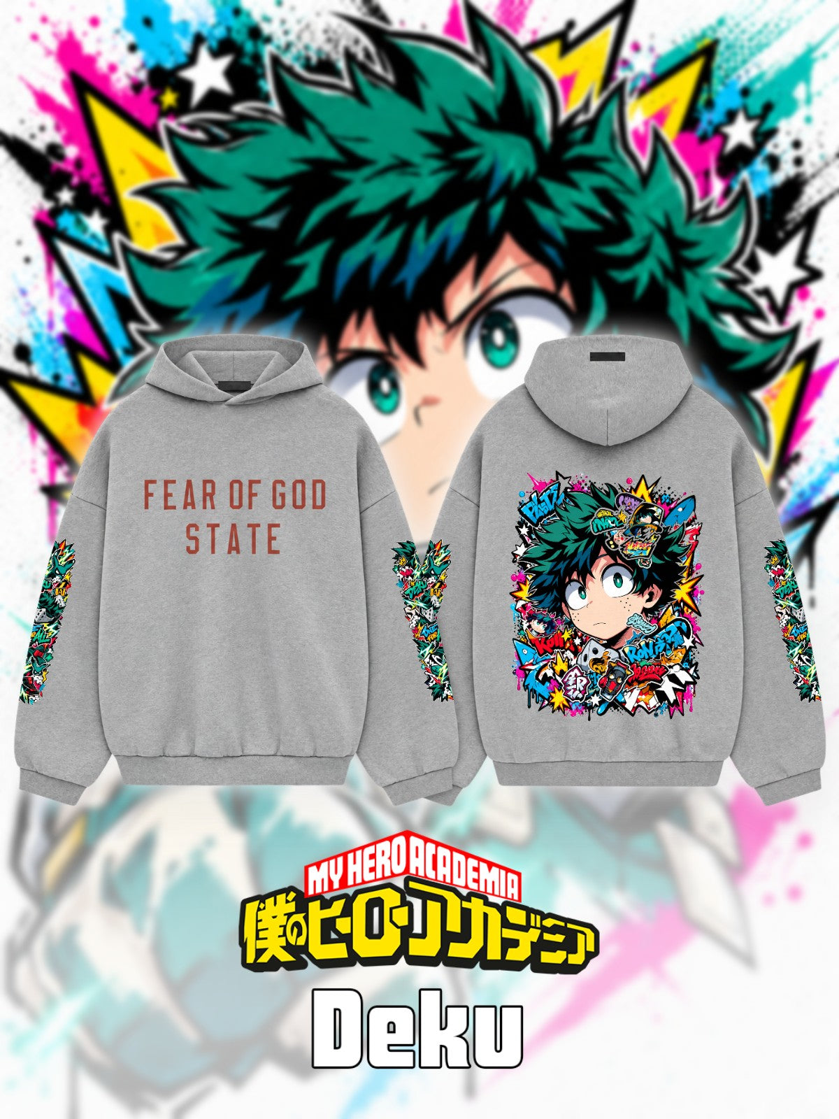 Izuku Midoriya V.3 Custom Ess. Hoodie
