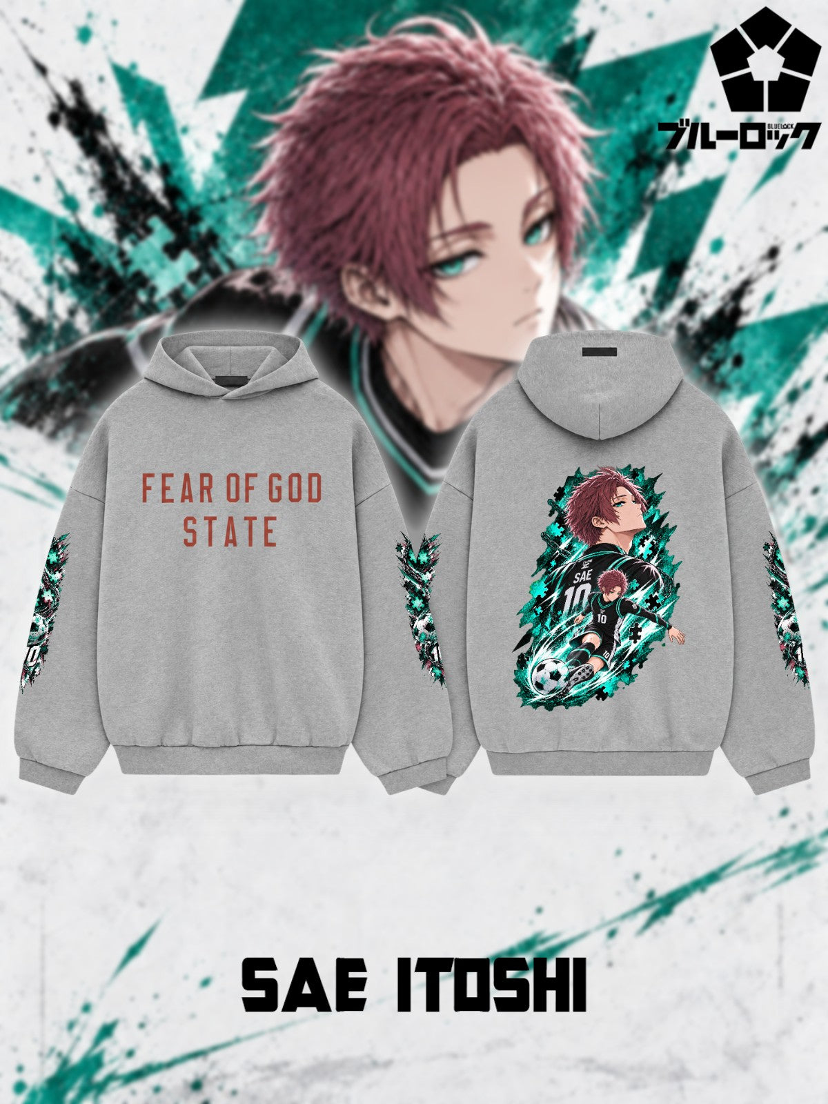 Sae Itoshi V.1 Custom Ess. Hoodie