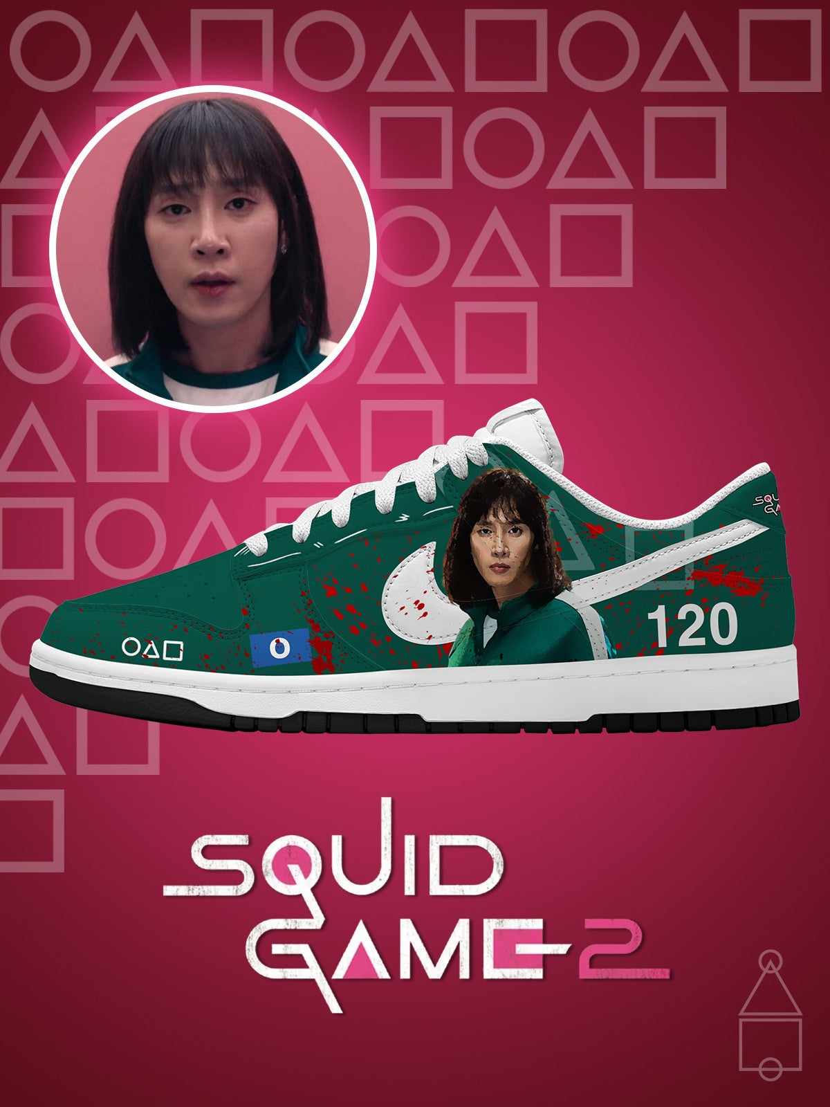 Player 120 V.1 Custom Court-Low Sneakers