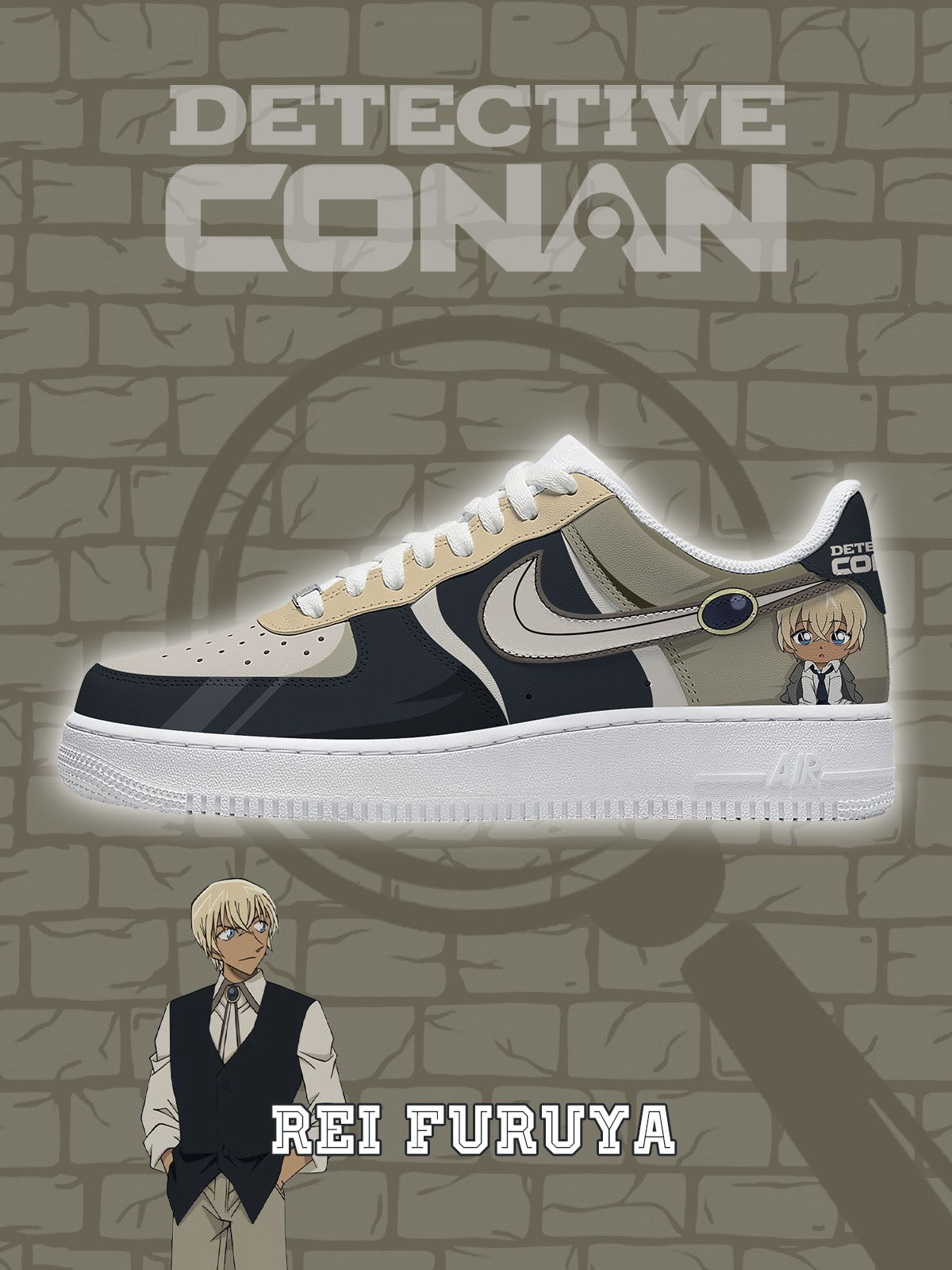 Rei Furuya V.1 Custom Air-Style Sneakers