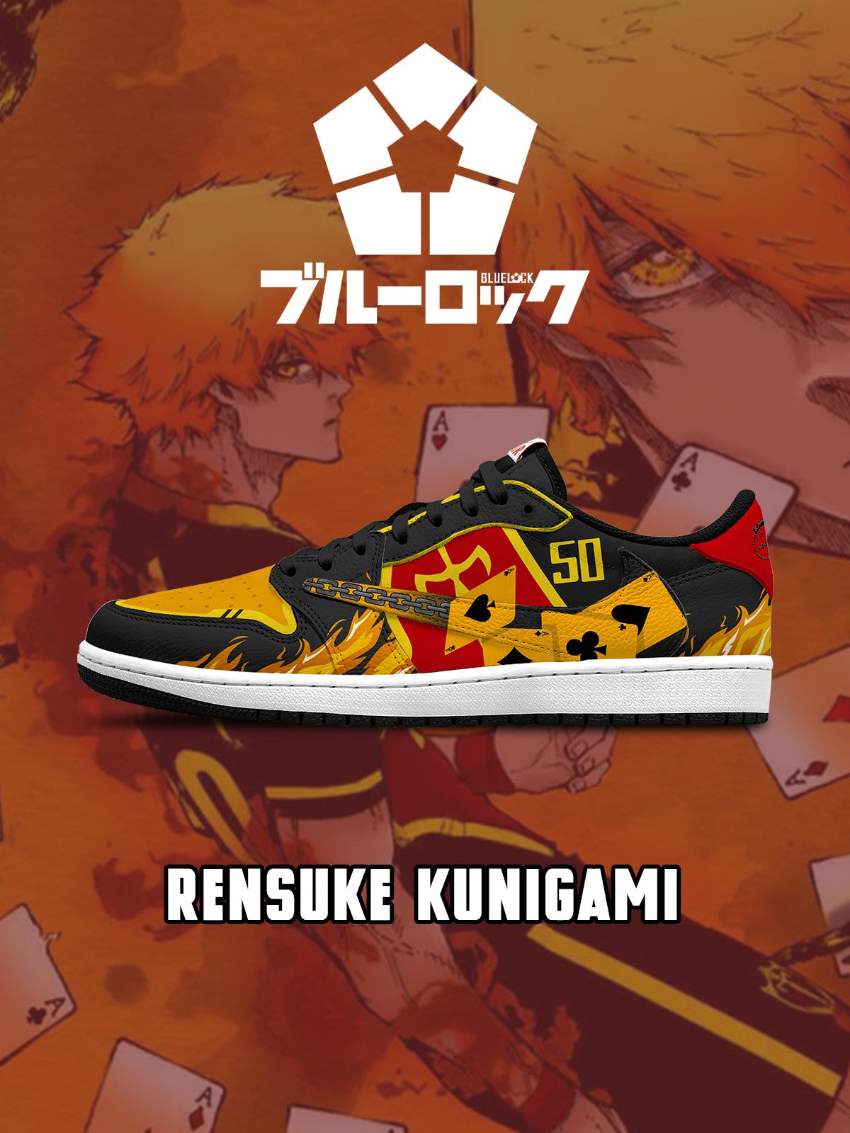 Rensuke Kunigami V.6 Custom TS Low Sneakers