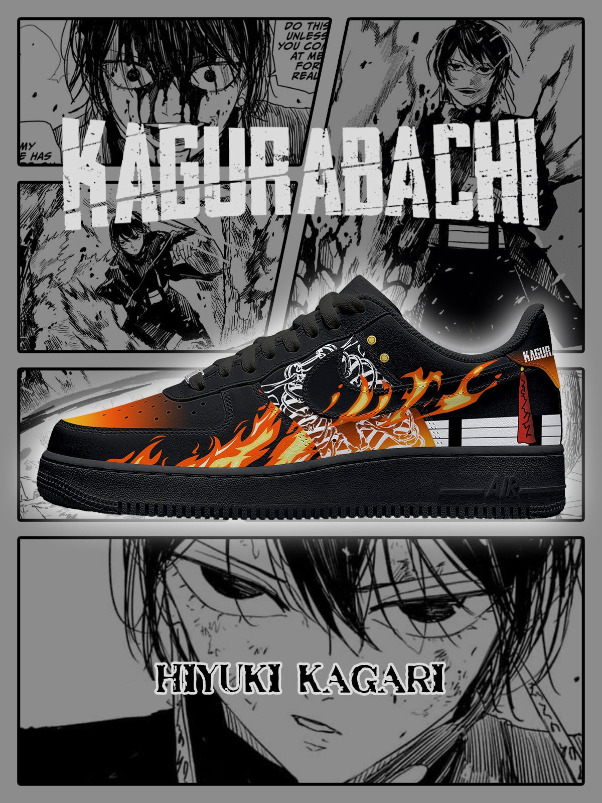 Hiyuki Kagari V.1 Custom Sneakers