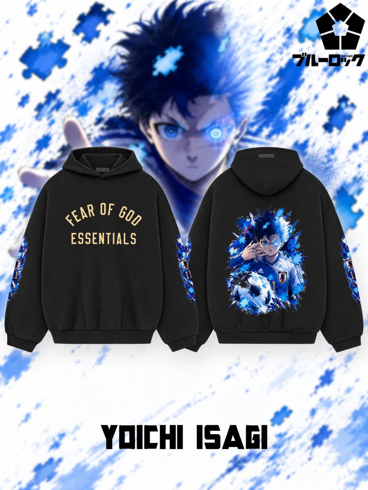 Yoichi Isagi V.2 Custom Ess. Hoodie