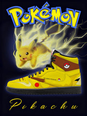 Pikachu V.1 Custom TS High Sneakers