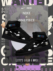 Luffy Gear 5 Nika V.10 Custom High-Top Sneakers