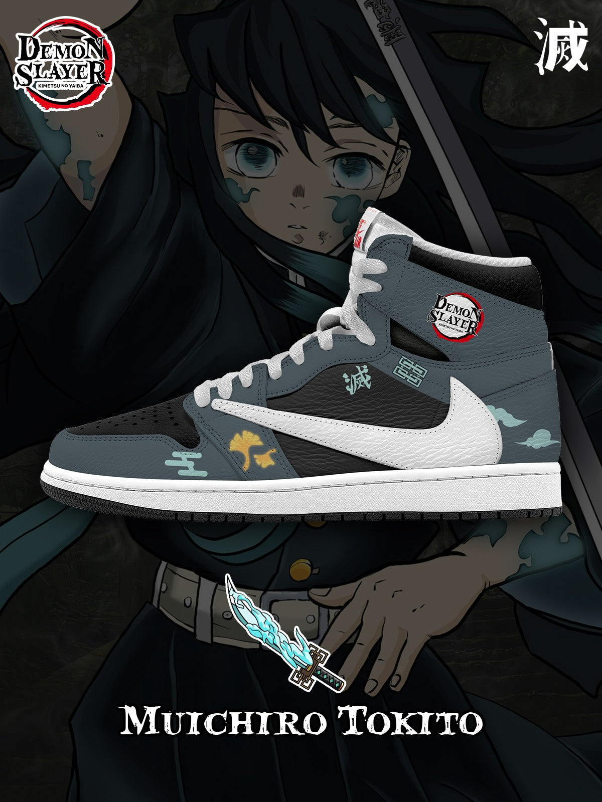 Muichiro Tokito V.1 Custom TS High Sneakers