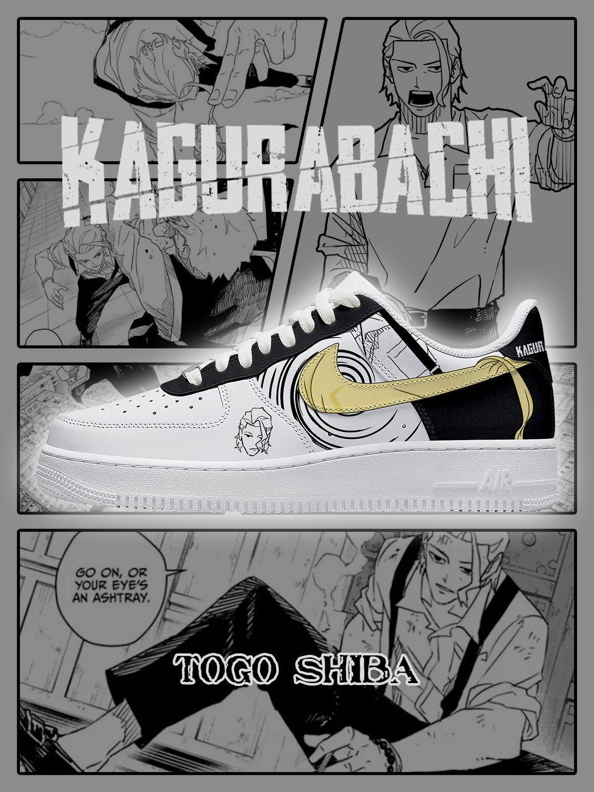 Togo Shiba V.1 Custom Sneakers