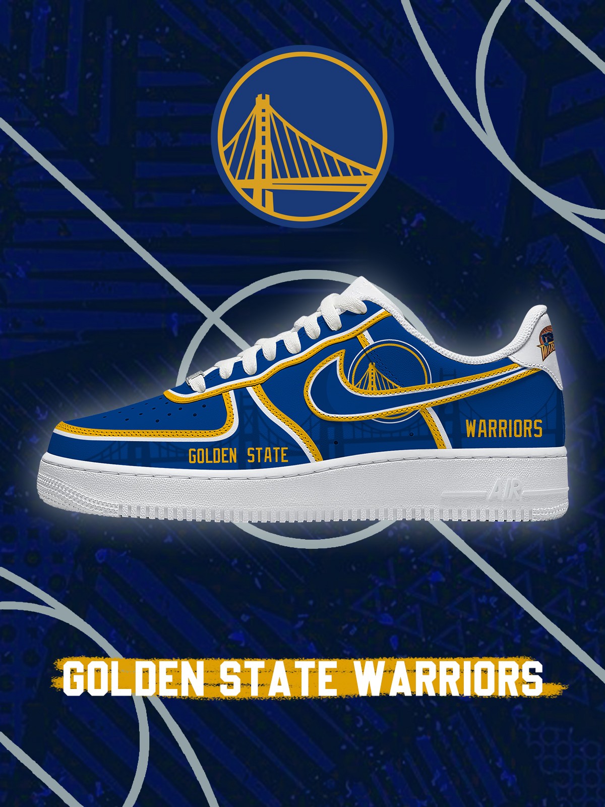 Golden State Basketball V.3 Custom Air-Style Sneakers