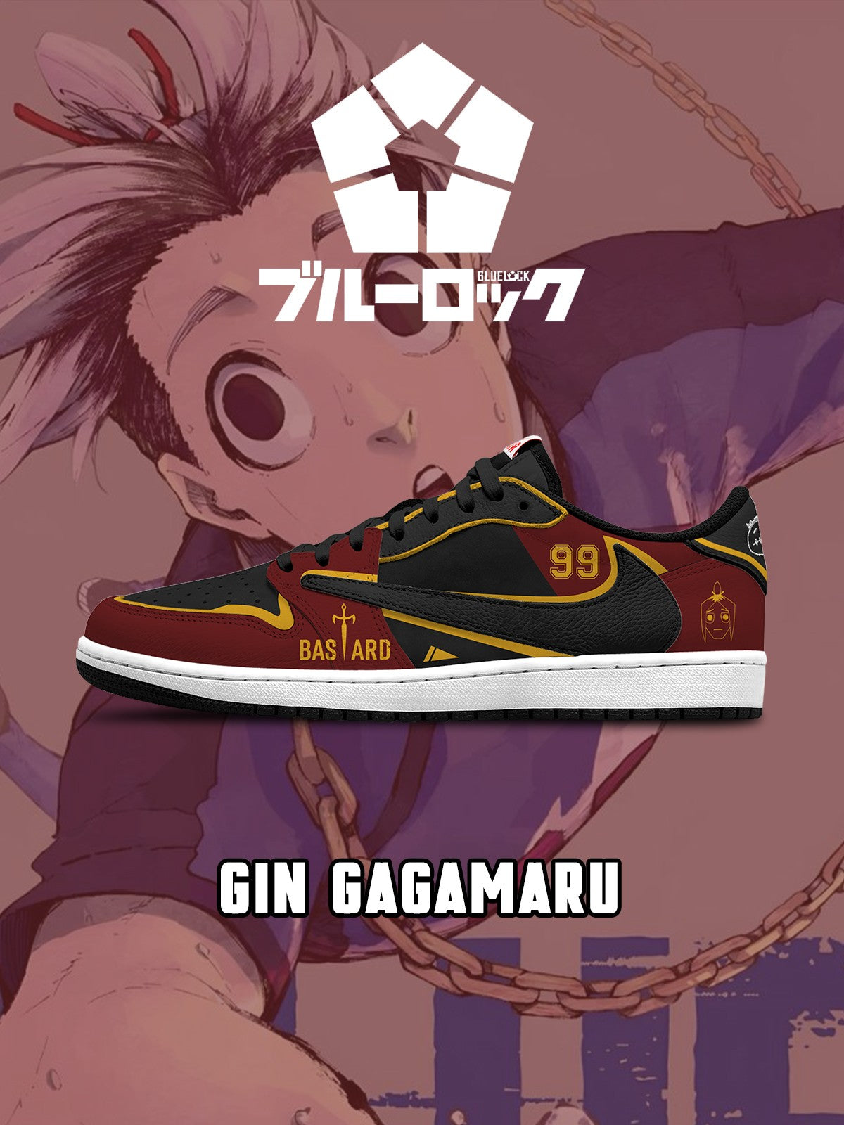 Gin Gagamaru V.2 Custom TS Low Sneakers