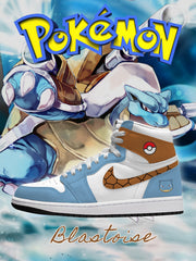 Blastoise V.1 Custom High-Top Sneakers