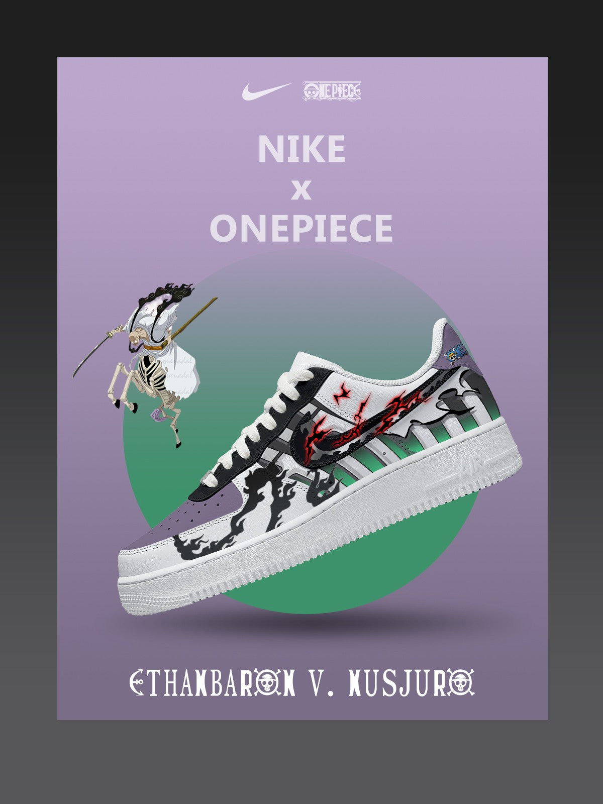 Ethanbaron V. Nusjuro V.1 Custom Air-Style Sneakers