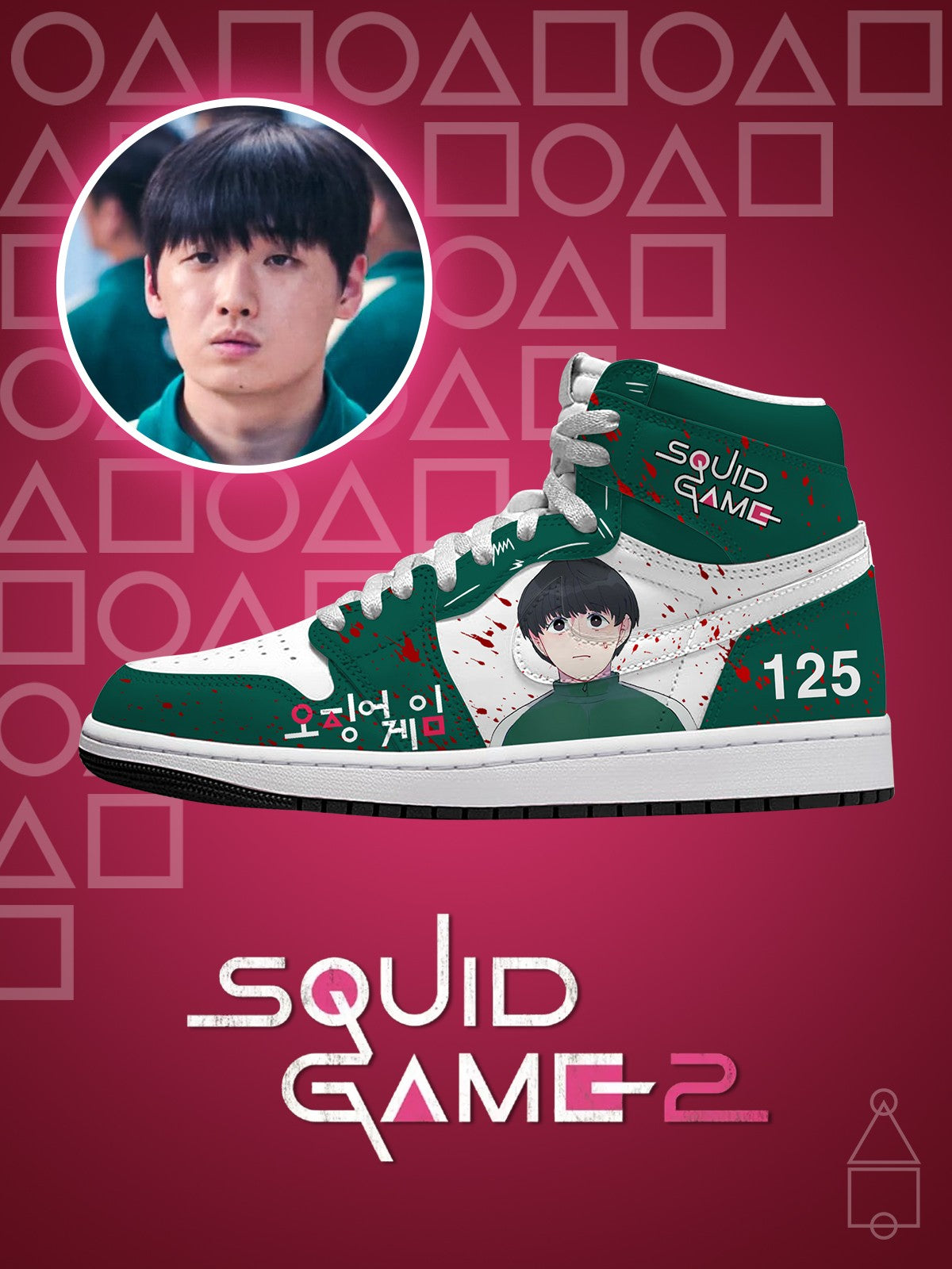 Player 125 V.1 Custom High-Top Sneakers