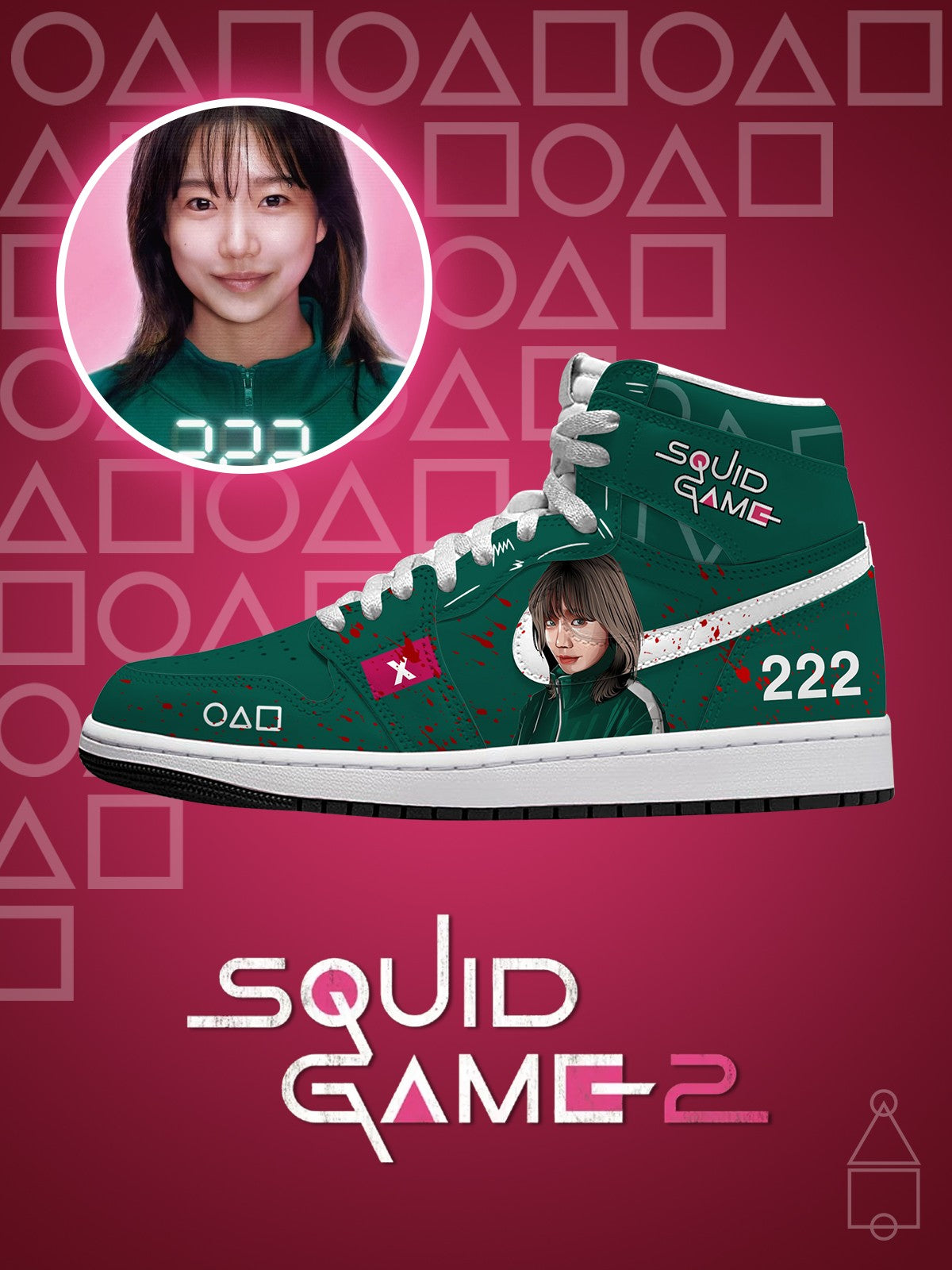 Player 222 V.1 Custom High-Top Sneakers