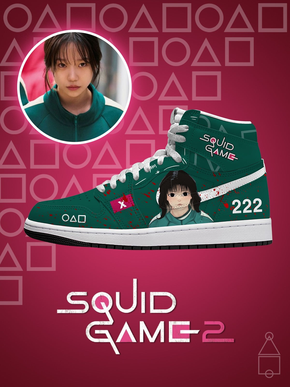 Player 222 V.3 Custom High-Top Sneakers