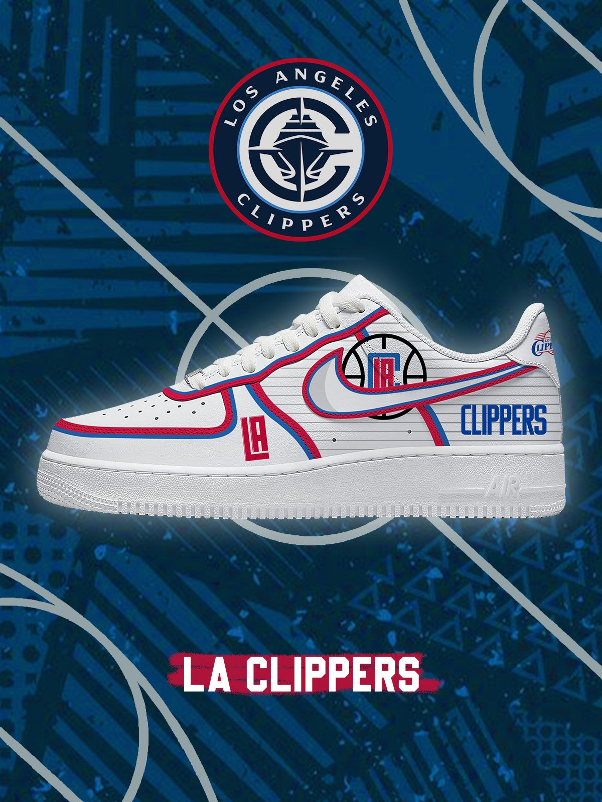 LA Basketball V.3 Custom Air-Style Sneakers