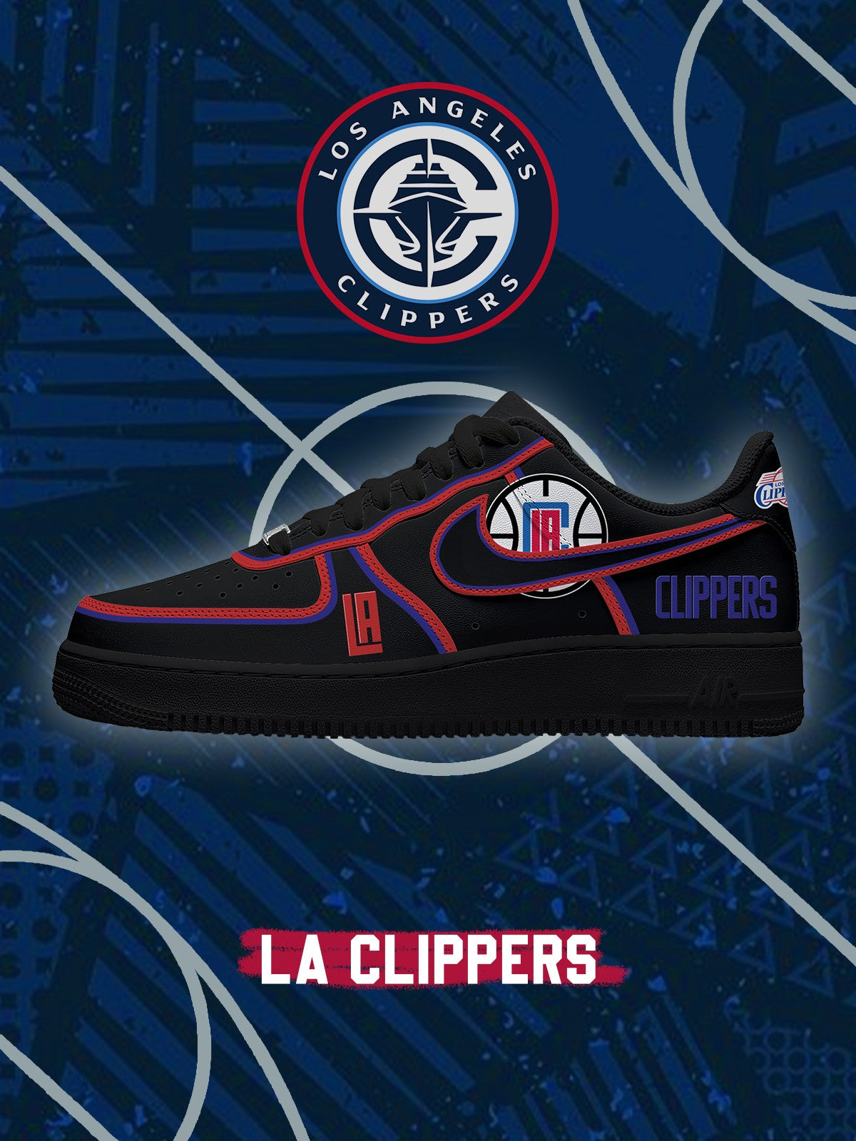 LA Basketball V.4 Custom Air-Style Sneakers