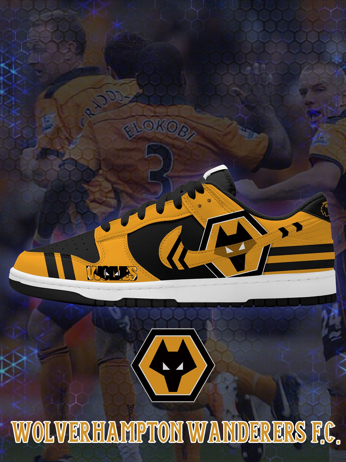 Wolves V.1 Custom SB-Style Sneakers