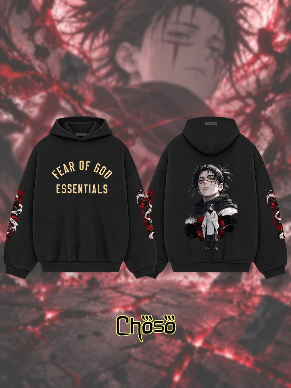 ‌Choso V.2 Custom Ess. Hoodie