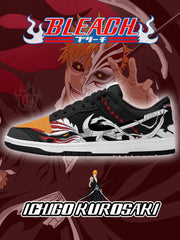 Ichigo Kurosaki V.2 Custom Court-Low Sneakers
