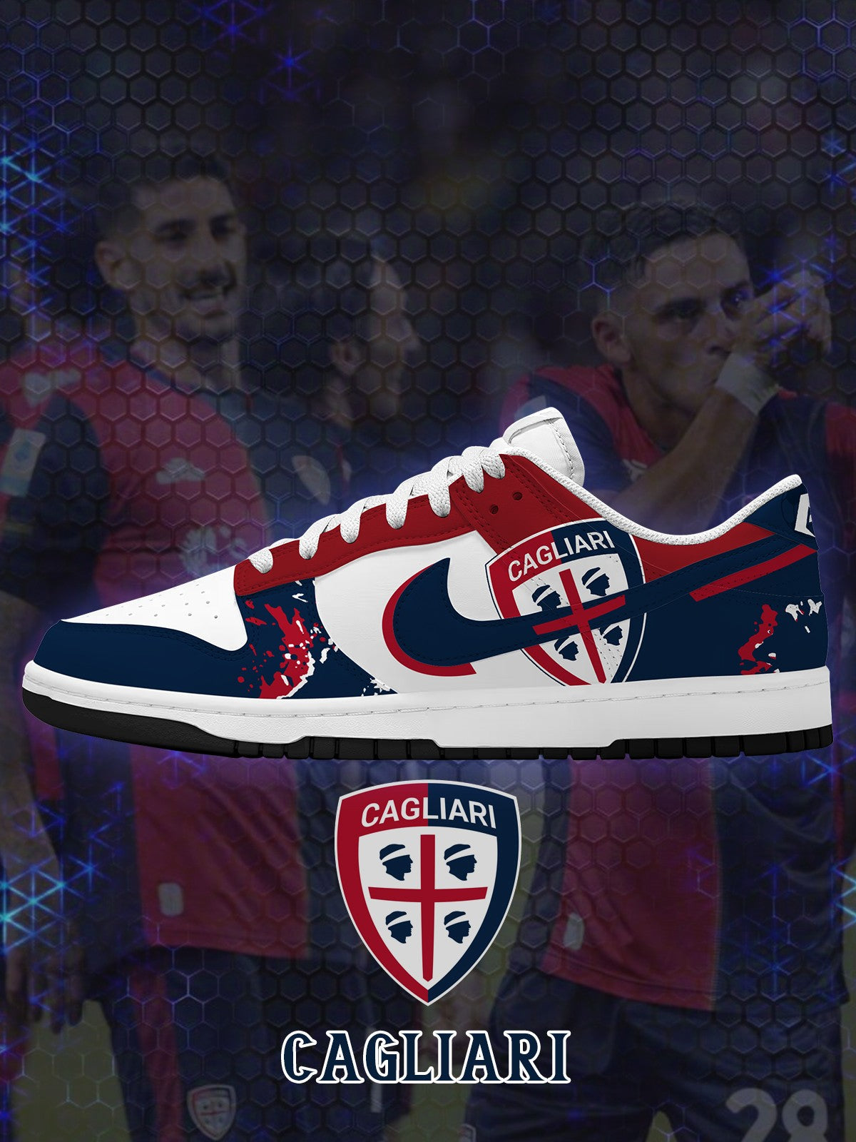 Cagliari V.1 Custom SB-Style Sneakers