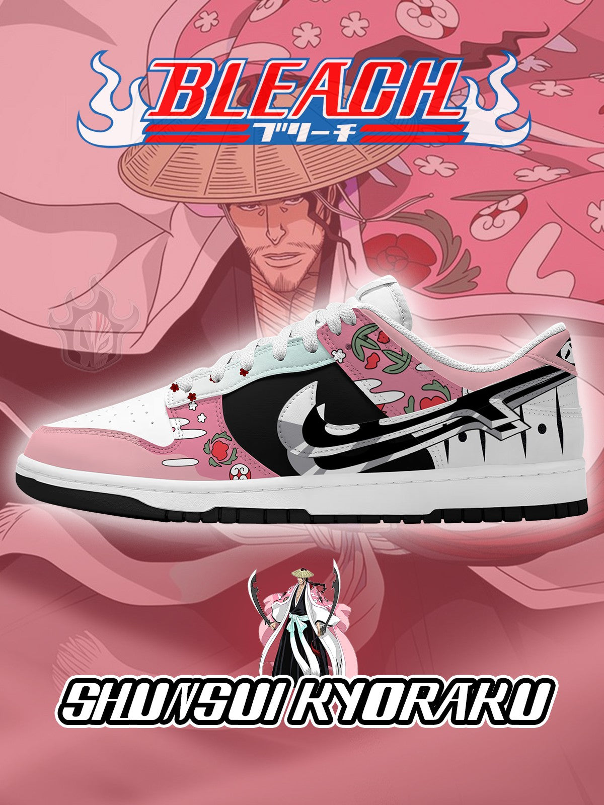 Shunsui Kyoraku V.2 Custom Court-Low-Sneaker
