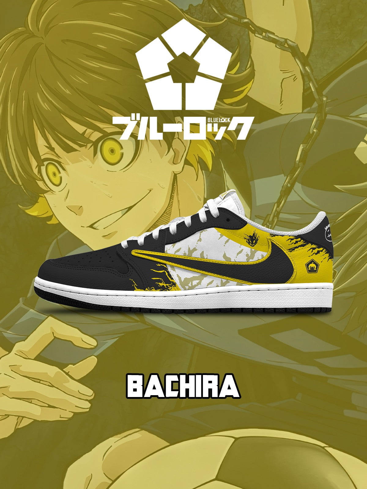 Meguru Bachira V.1 Custom TS Low Sneakers