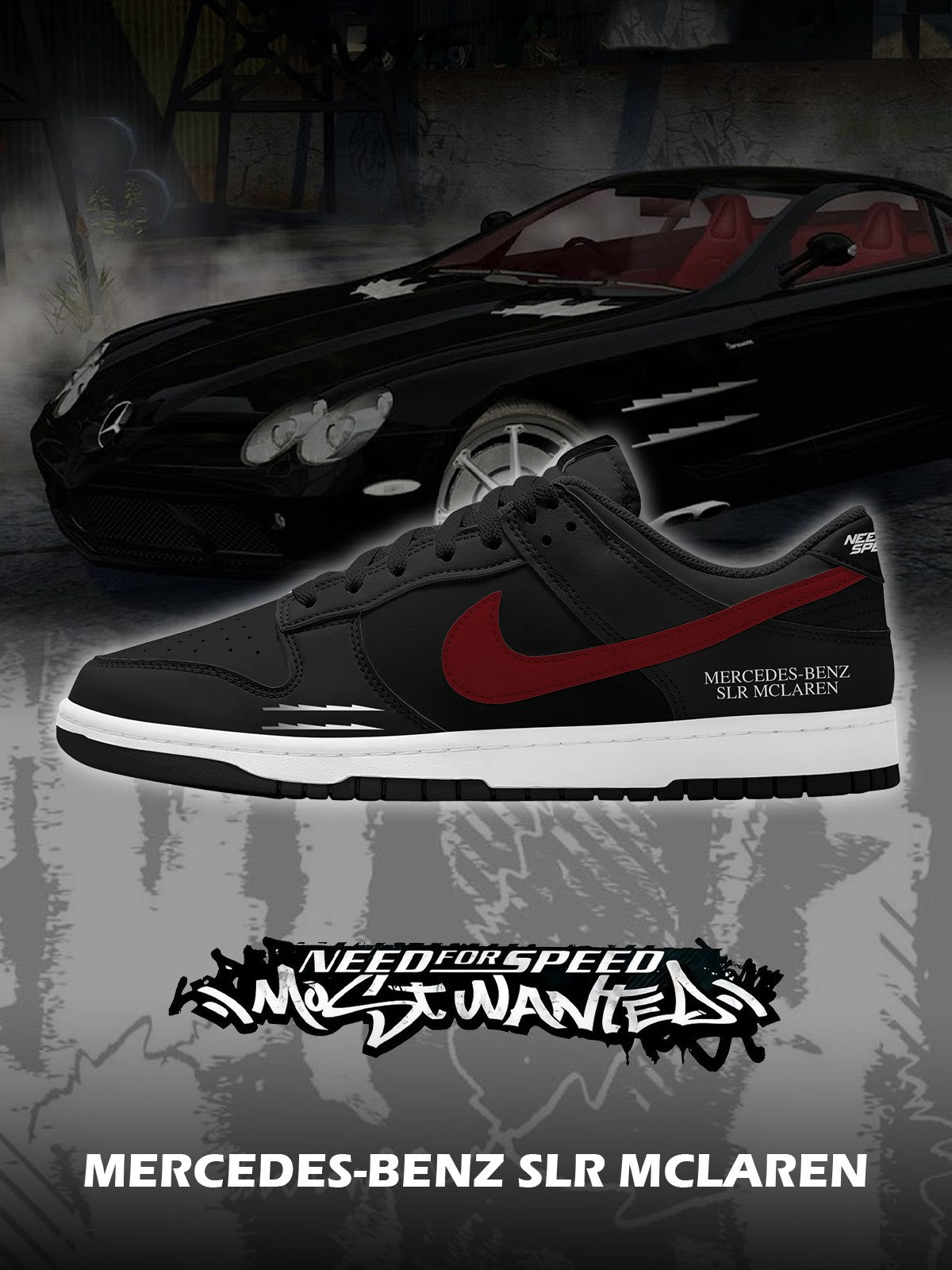 M.SLR McLaren V.1 Custom SB-Style Sneakers