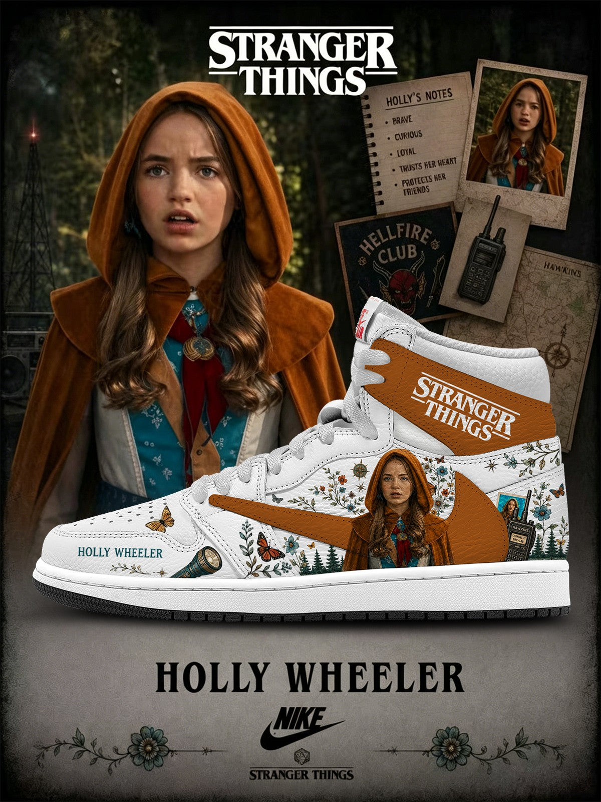 Holly Wheeler V.1 Custom TS High Sneakers