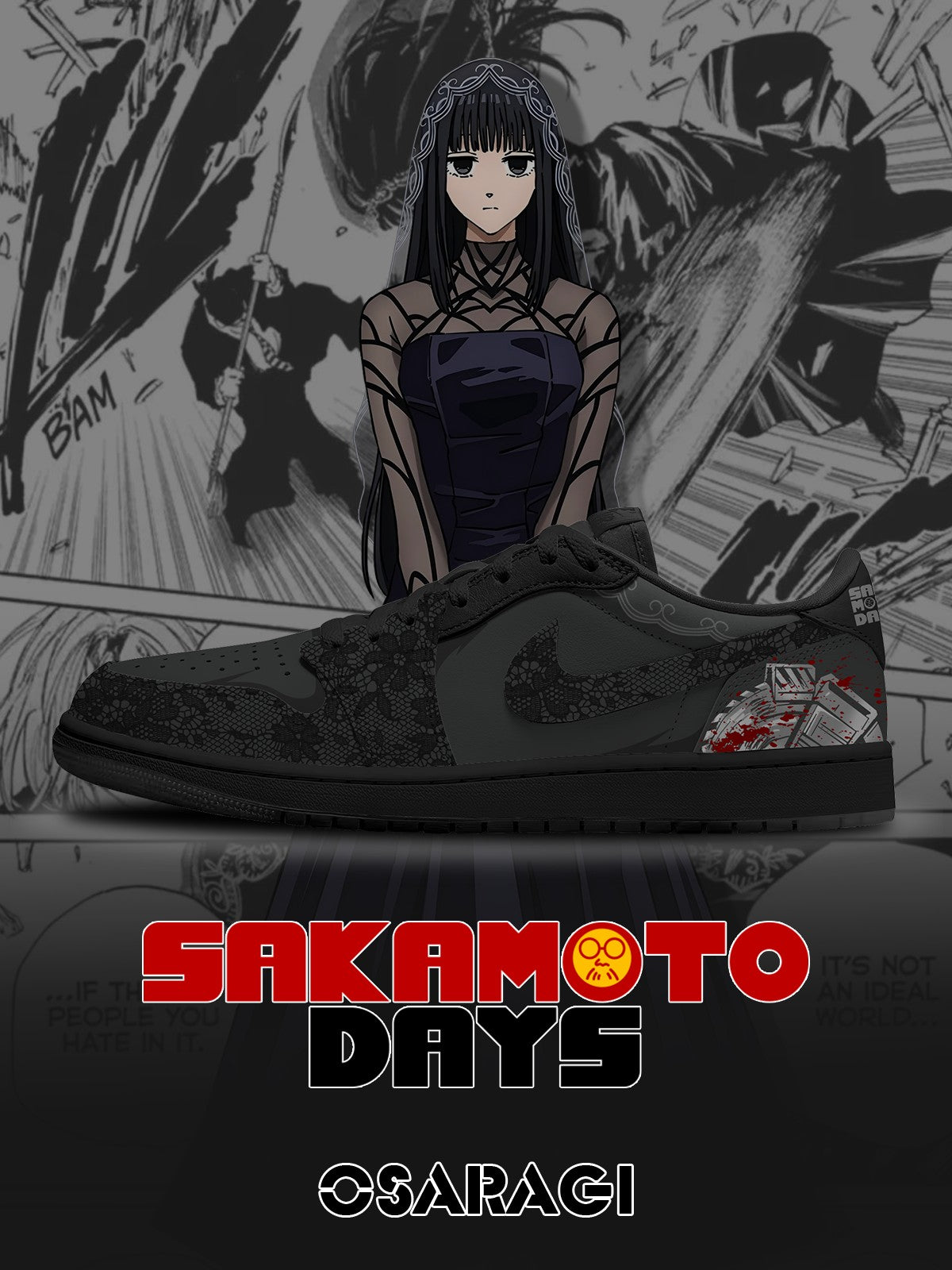 Osaragi  V.1 Custom Low-Top Court Sneakers