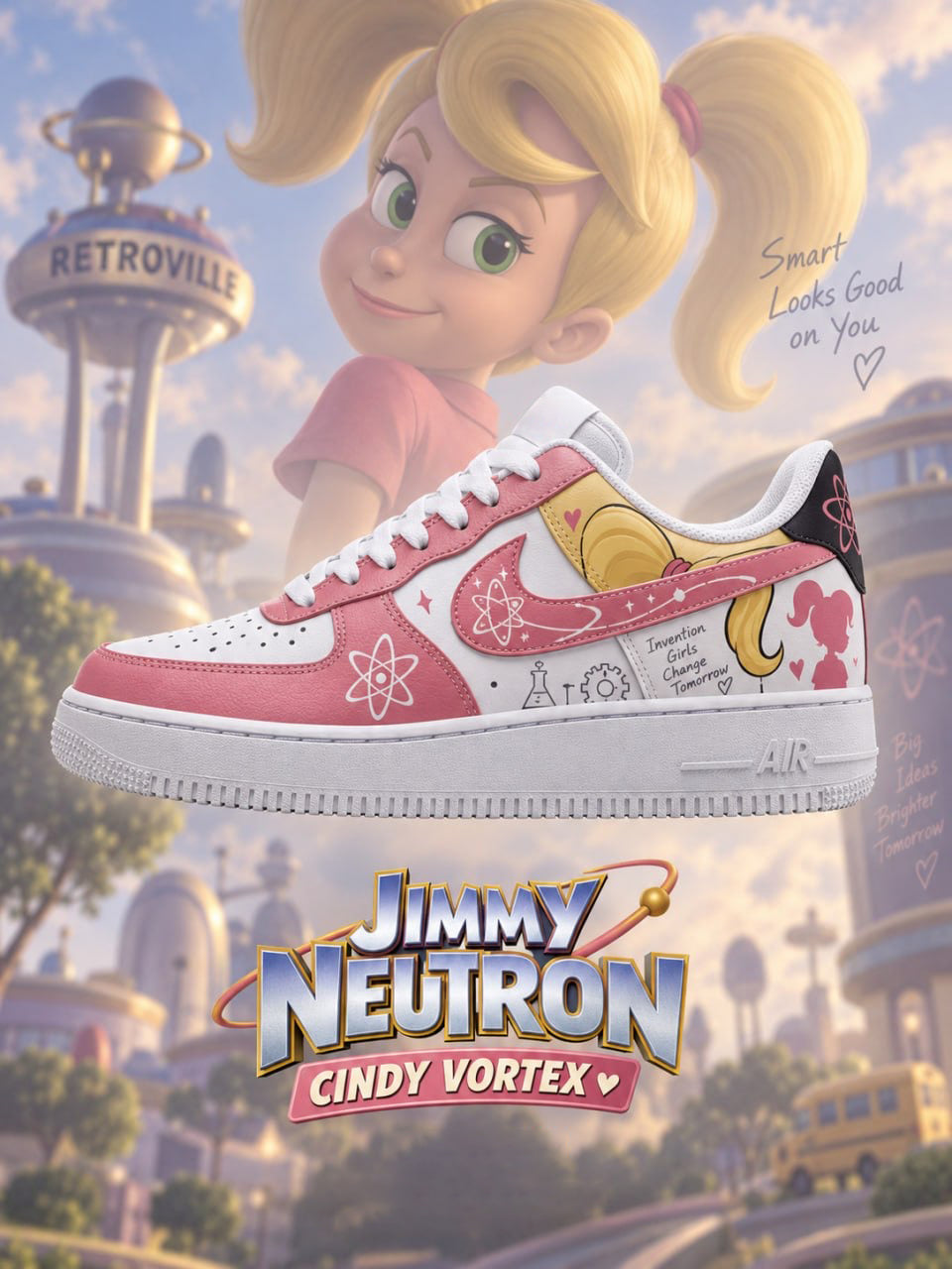 Cindy Vortex V.1 Custom Air-Style Sneakers