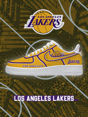 Los Angeles Basketball V.3 Custom Air-Style Sneakers
