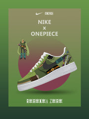 Roronoa Zoro V.4 Custom Air-Style Sneakers