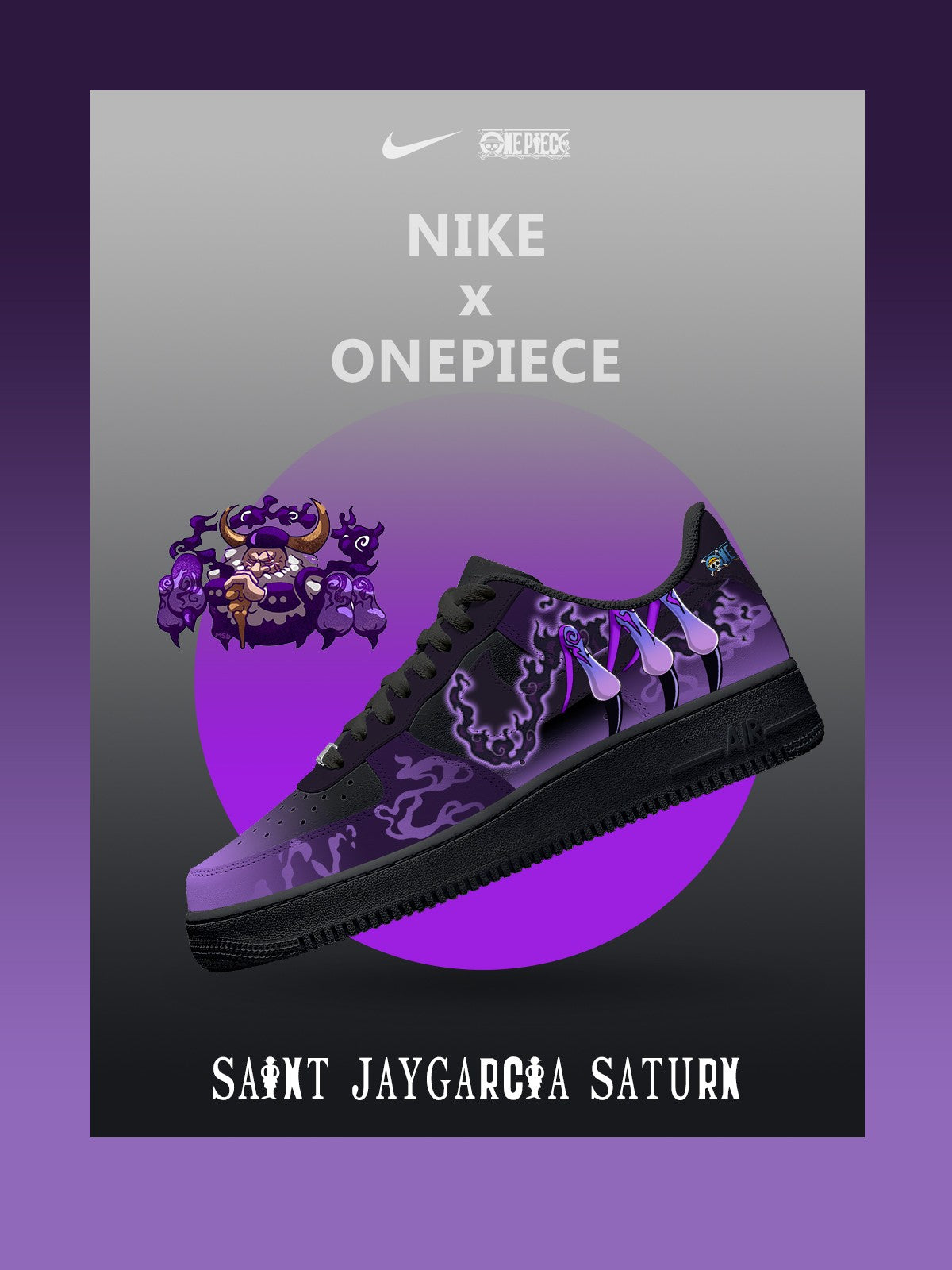 Saint Jaygarcia Saturn V.1 Custom Air-Style Sneakers