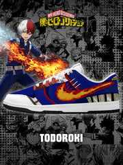 Shoto Todoroki V.2 Custom Court-Low Sneakers