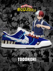 Shoto Todoroki V.2 Custom Court-Low Sneakers