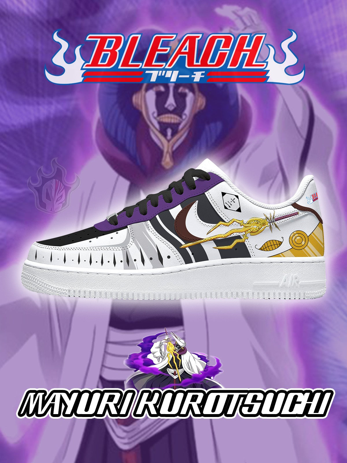 Mayuri Kurotsuchi V.1 Custom Sneakers