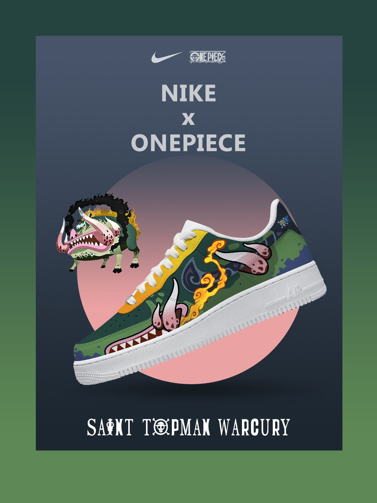 Saint Topman Warcury V.1 Custom Air-Style Sneakers