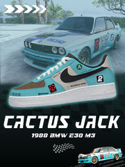 Cactus Jack 1988 E30 M3 V.1 Custom Sneakers