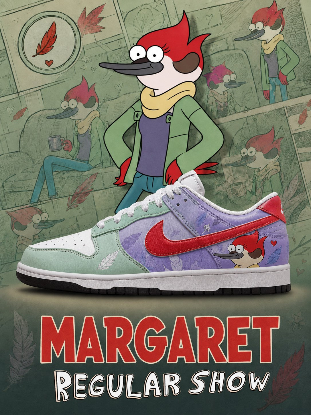 Margaret V.1 Custom SB-Style Sneakers