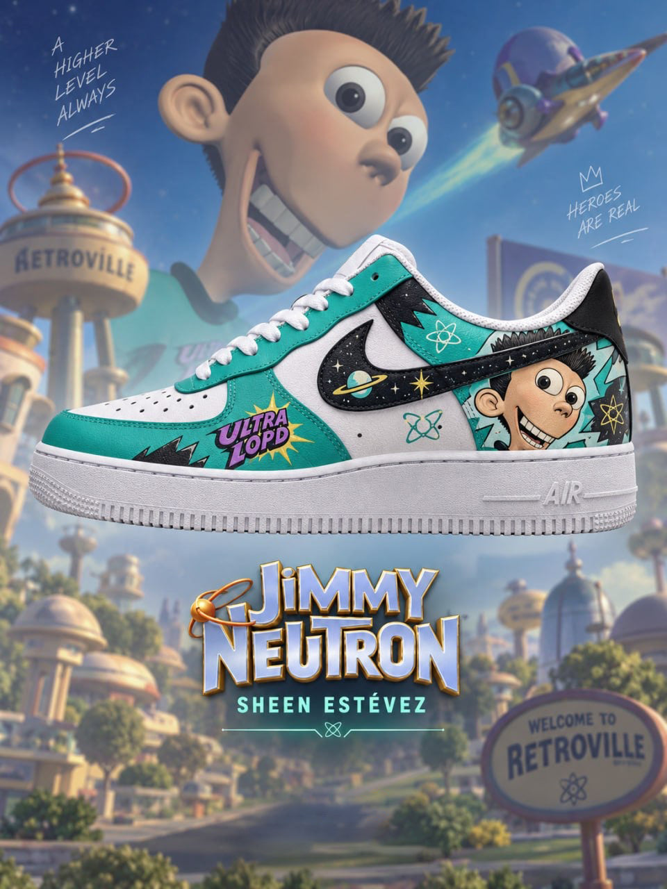 Sheen Estevez V.1 Custom Air-Style Sneakers
