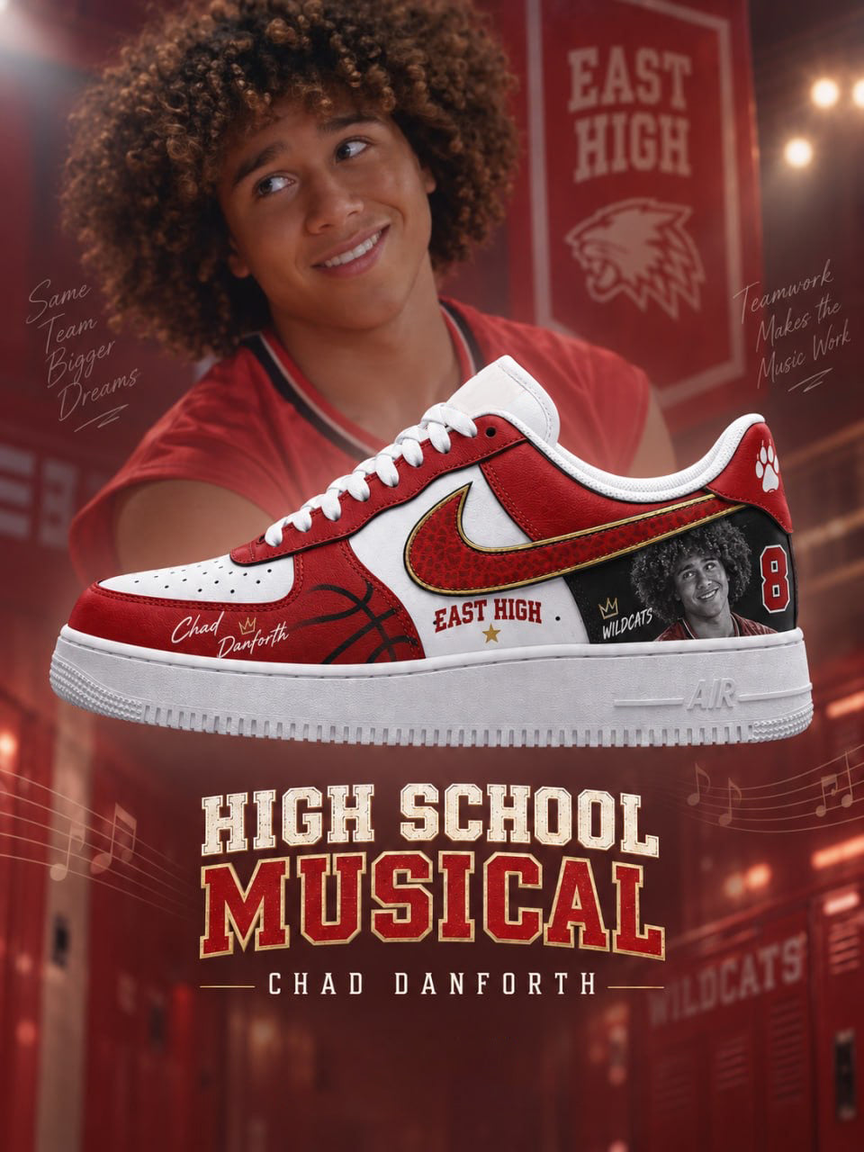 Chad Danforth V.1 Custom Air-Style Sneakers