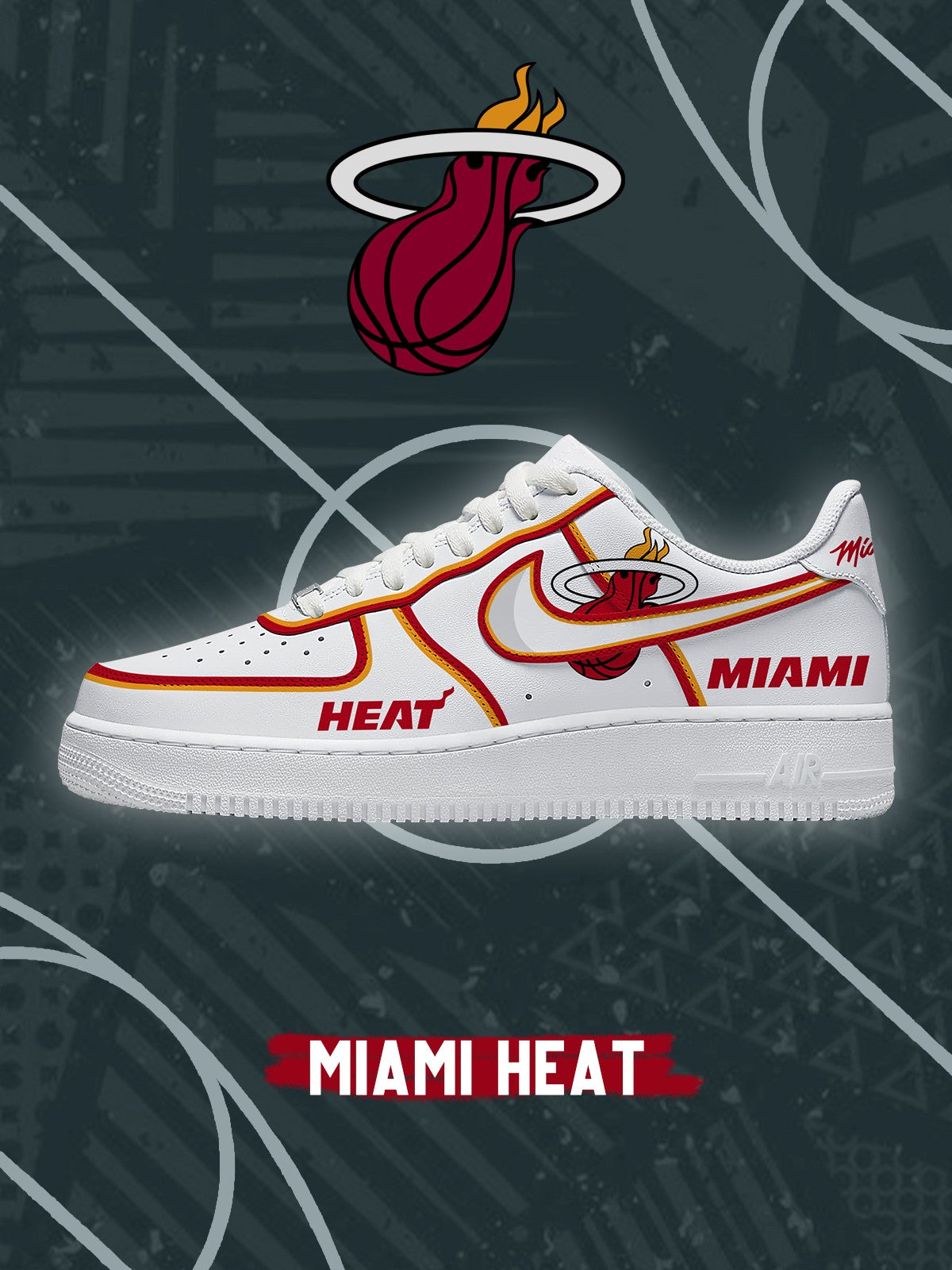 Miami Basketball V.3 Custom Air-Style Sneakers