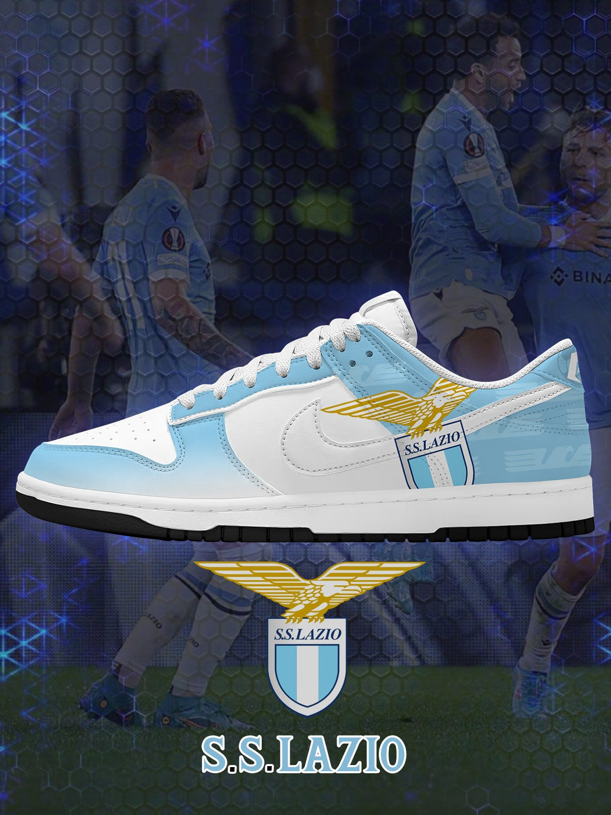 Lazio V.1 Custom SB-Style Sneakers