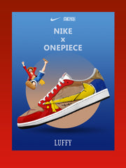 Monkey D. Luffy V.7 Custom TS Low Sneakers