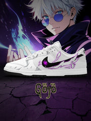 Satoru Gojo V.6 Custom Court-Low Sneakers