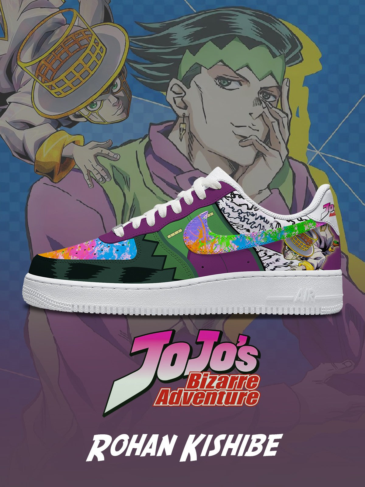 Rohan Kishibe V.2 Custom Sneakers