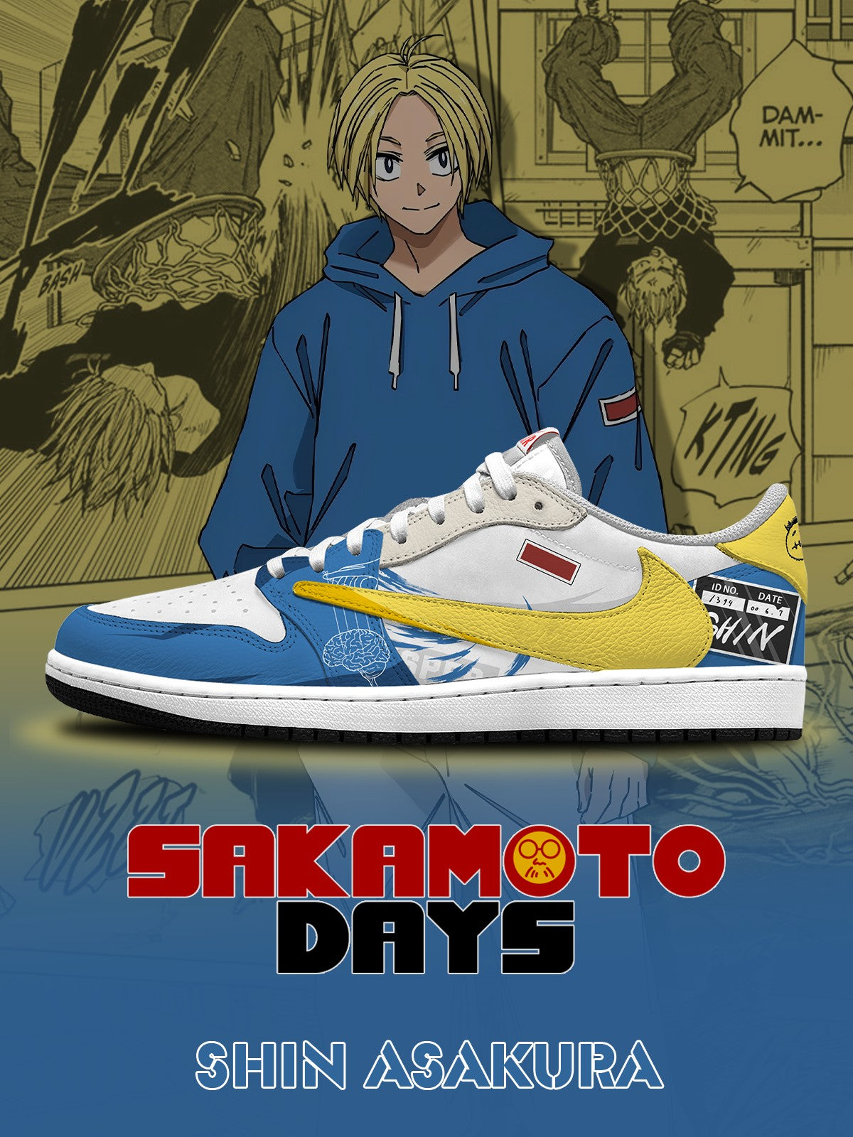 Shin Asakura V.1 Custom TS Low Sneakers