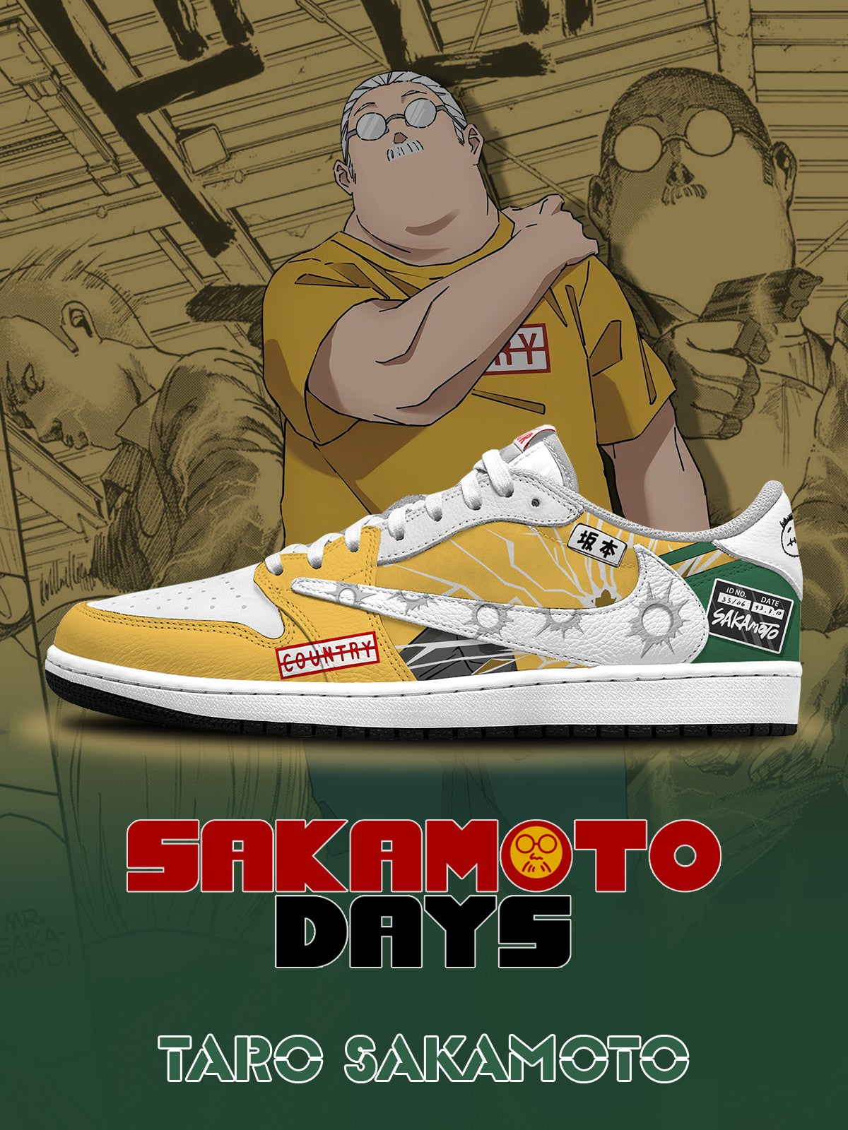 Taro Sakamoto V.1 Custom TS Low Sneakers
