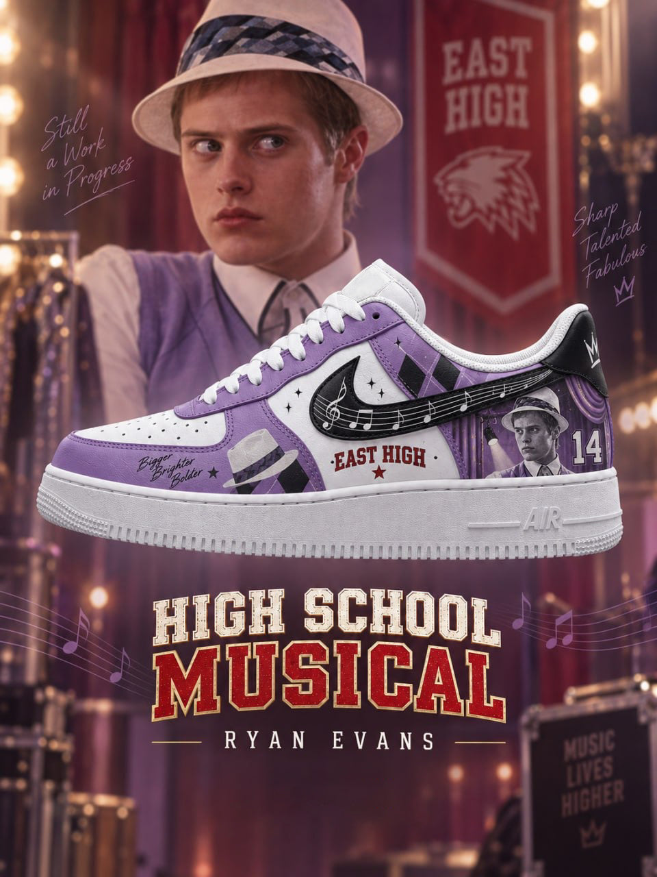 Ryan Evans V.1 Custom Air-Style Sneakers